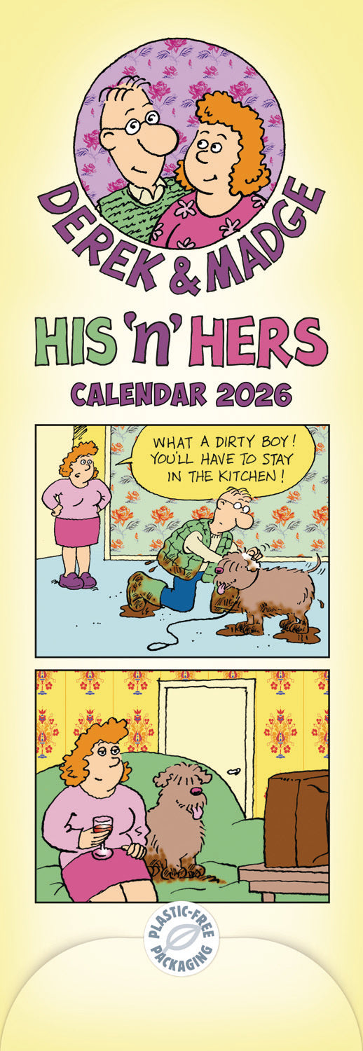 Derek &amp; Madge His n Hers Planner Slim Calendar 2026 – Otter House