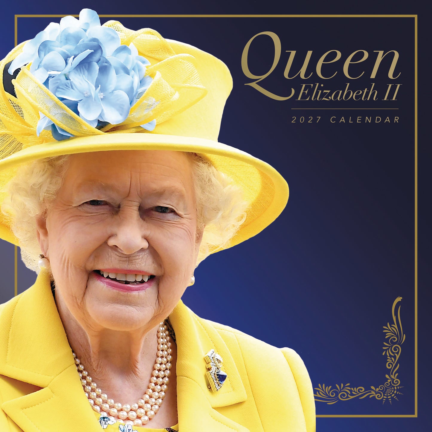 Queen Elizabeth II Wall Calendar 2027