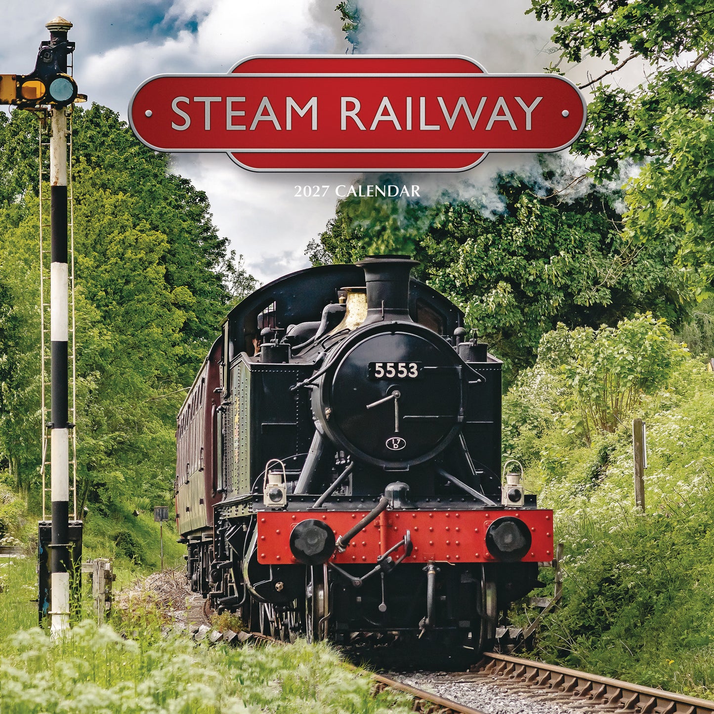 Steam Railway Wall Calendar 2027