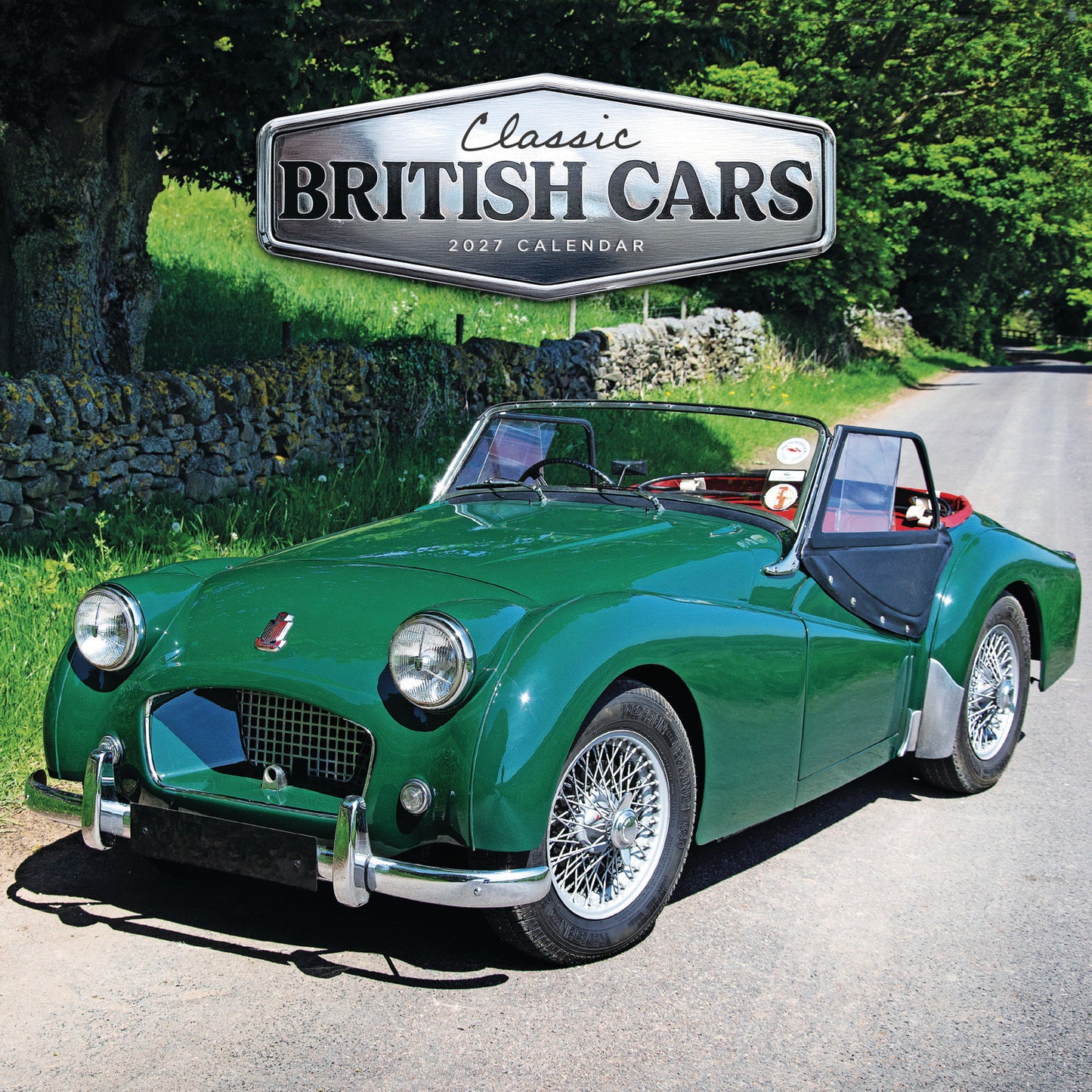Classic British Cars Wall Calendar 2027