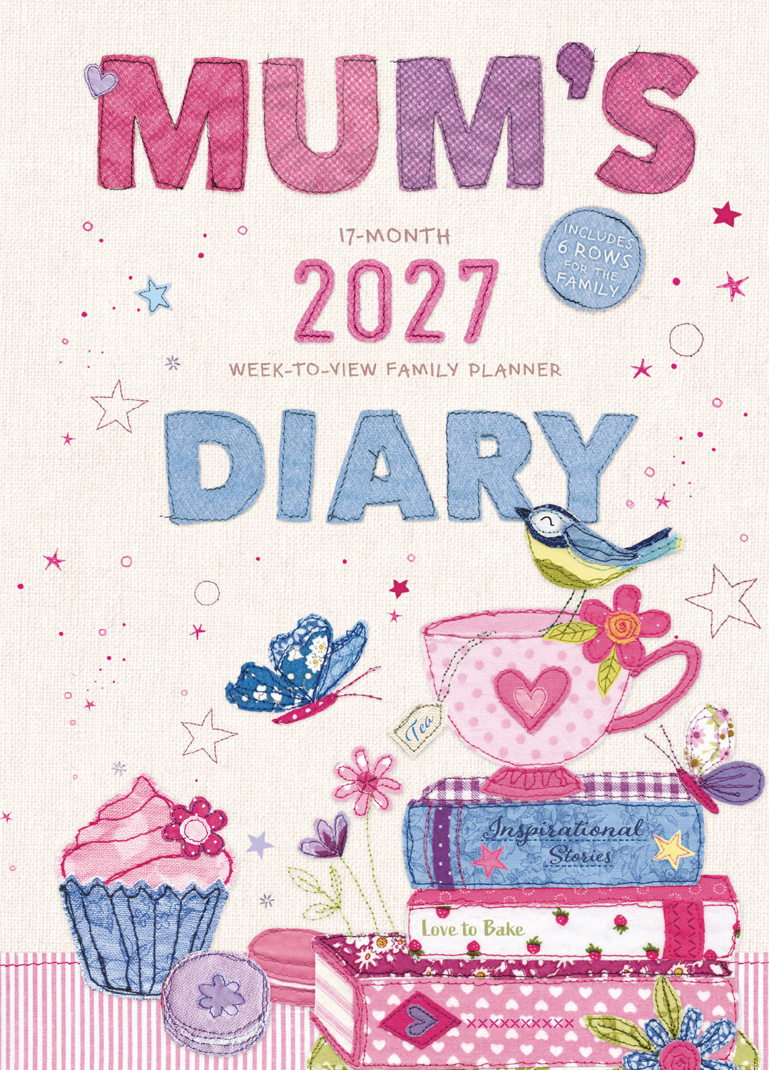 Mums Fabric Planner A5 Diary 2027