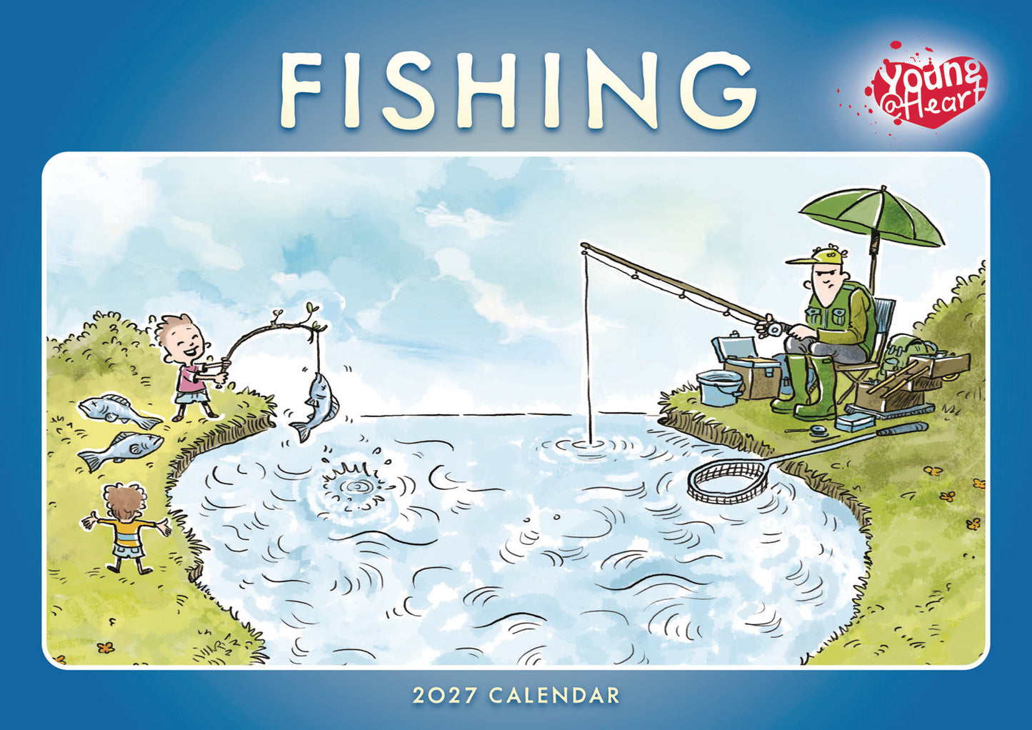 Fishing, Young At Heart A4 Calendar 2027