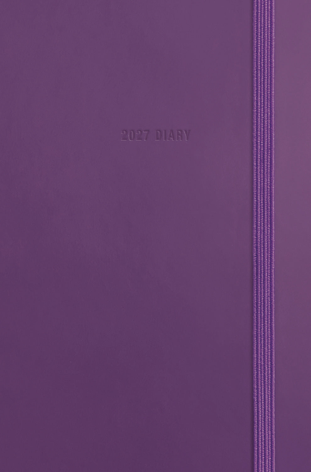 Fashion Diary Purple Soft Touch Pkt Diary 2027