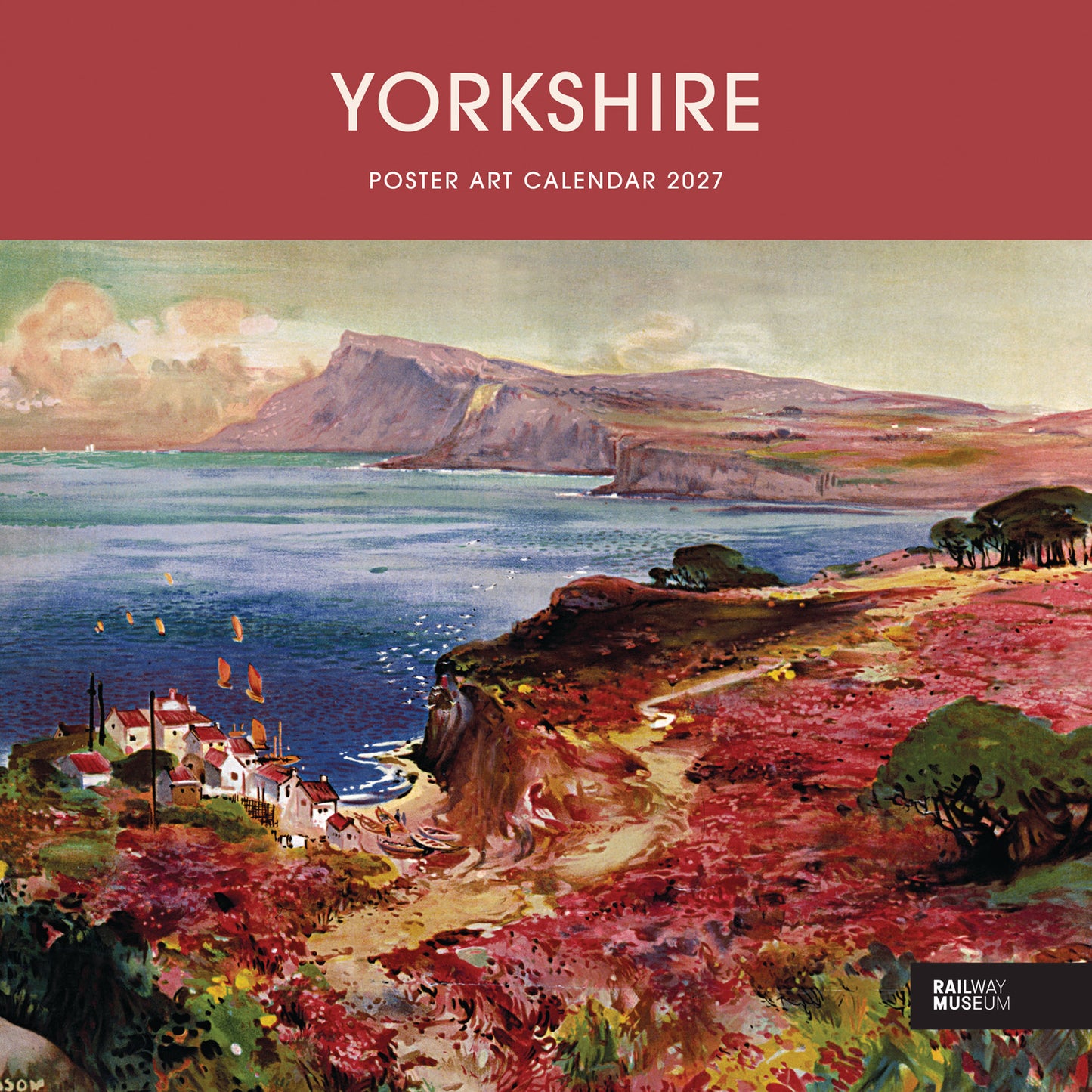 Yorkshire Poster Art NRM Wiro Wall Calendar 2027
