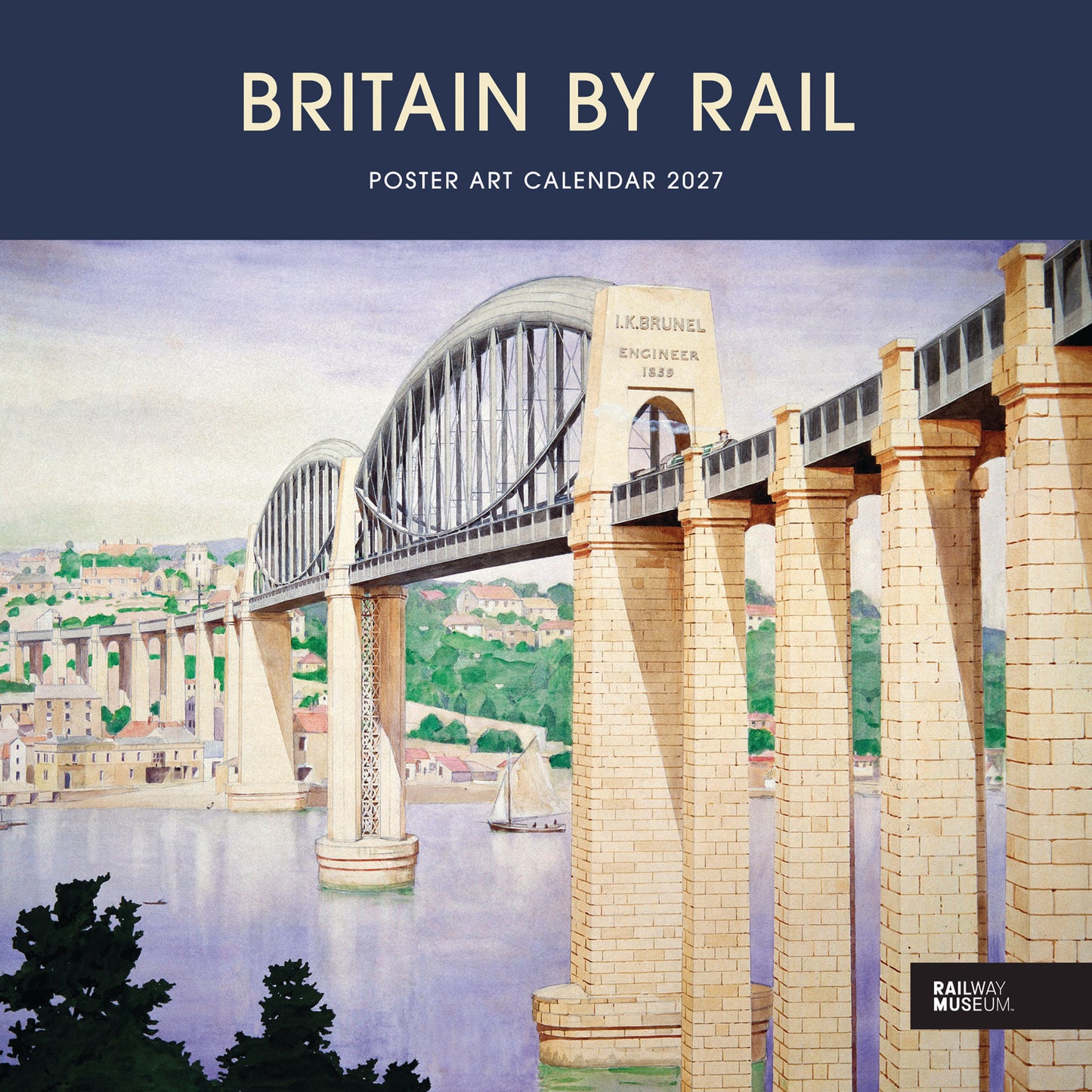 Britain By Rail NRM Wiro Wall Calendar 2027