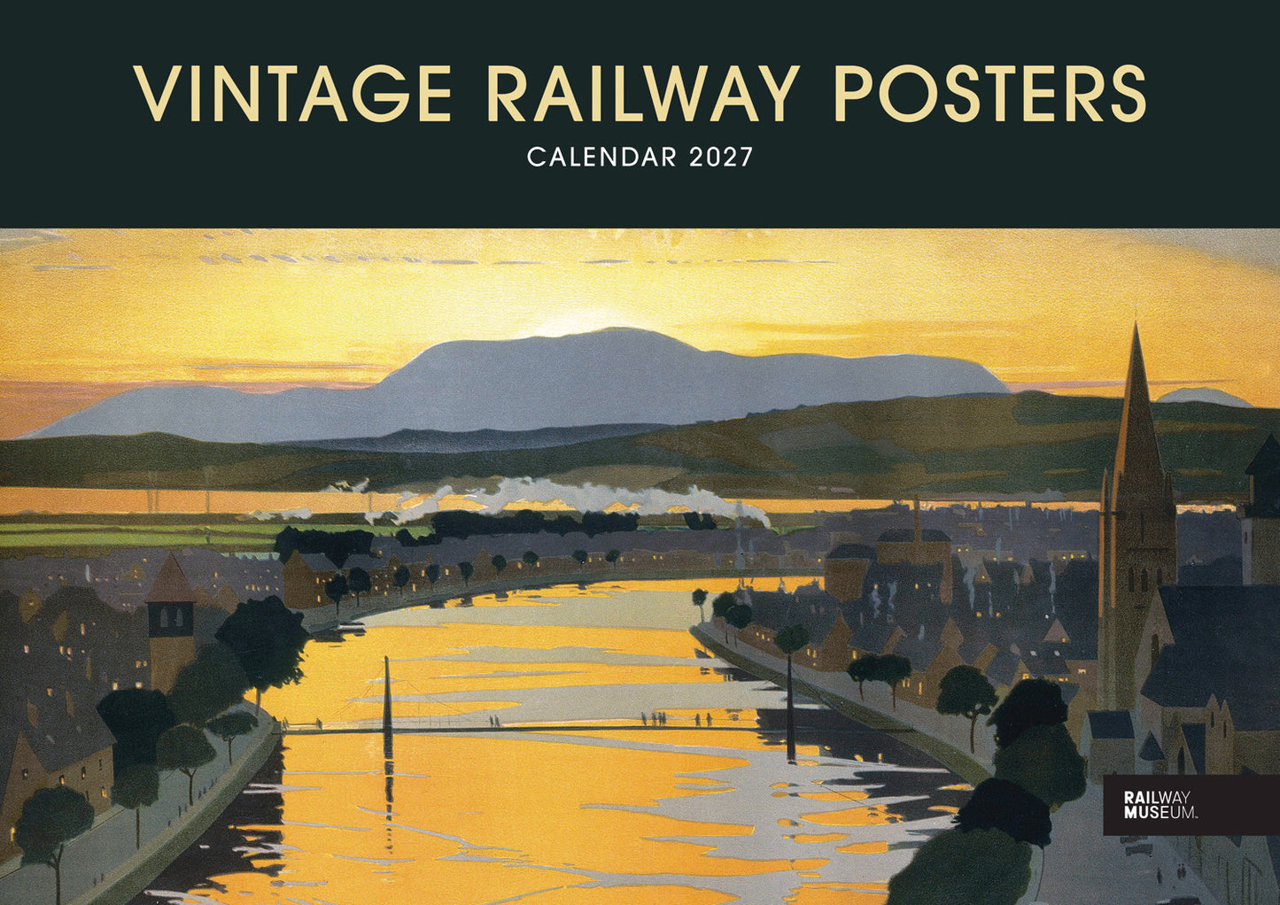 Vintage Railway Posters NRM A4 Calendar 2027