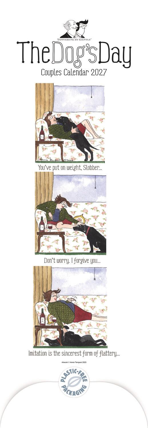 Tottering By Gently, Dogs Day Slim Calendar 2027