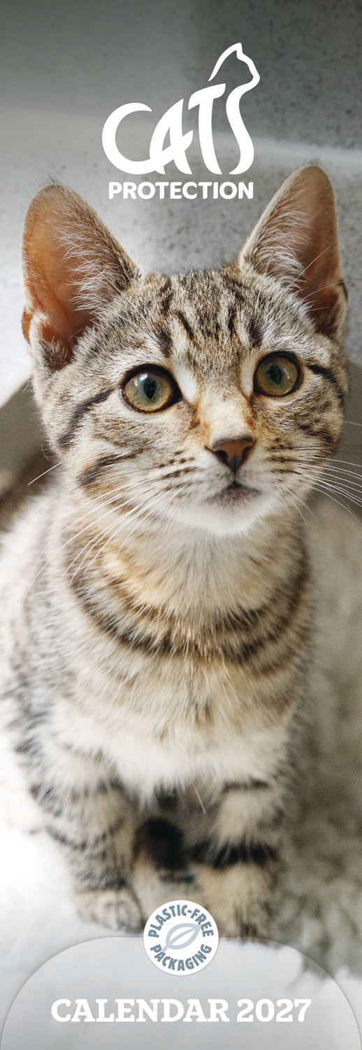 Cats Protection Slim Calendar 2027