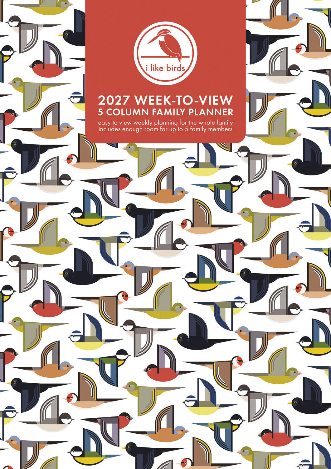I Like Birds Week-To-View Planner A3 Calendar 2027