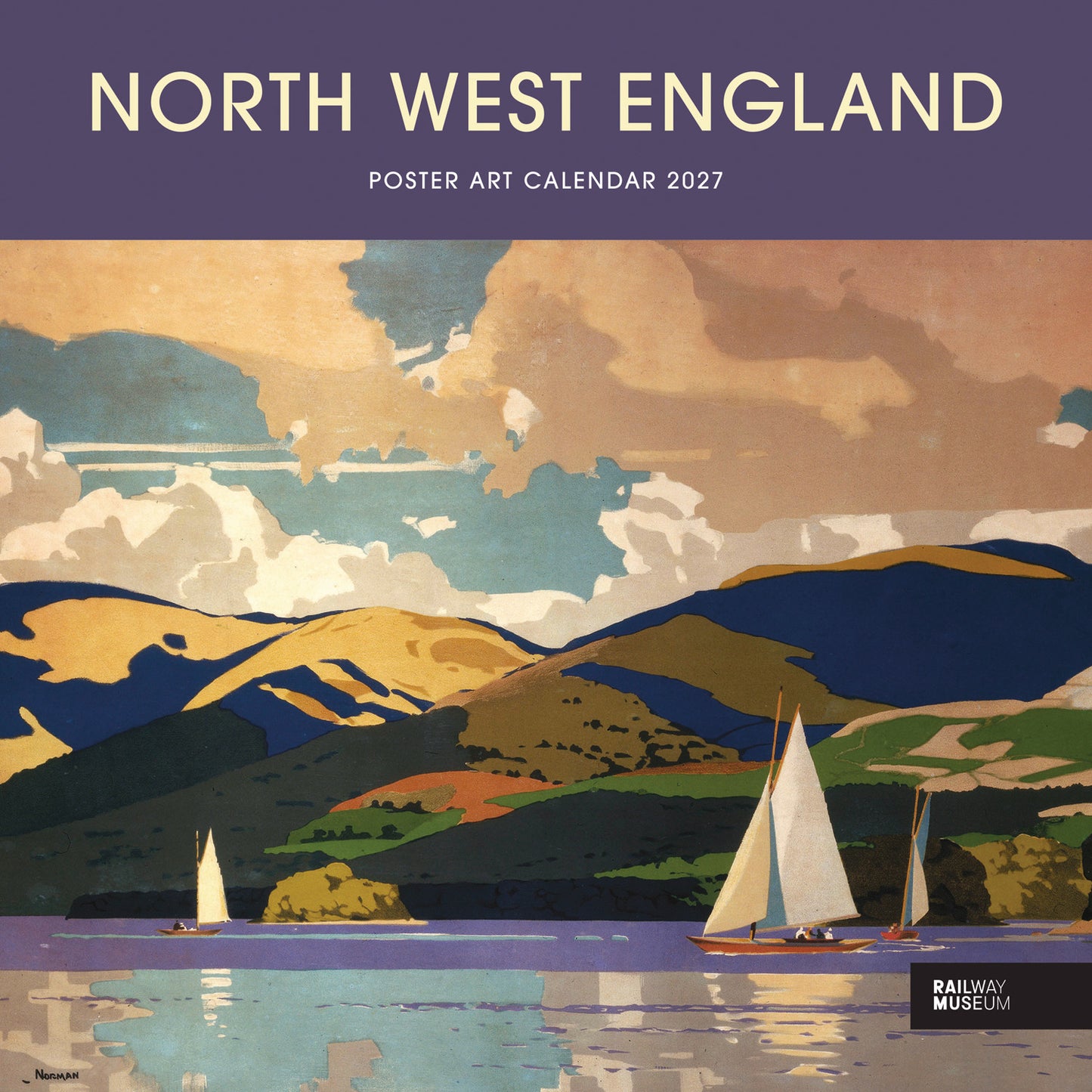 North West England Poster Art NRM Wiro Wall Calendar 2027