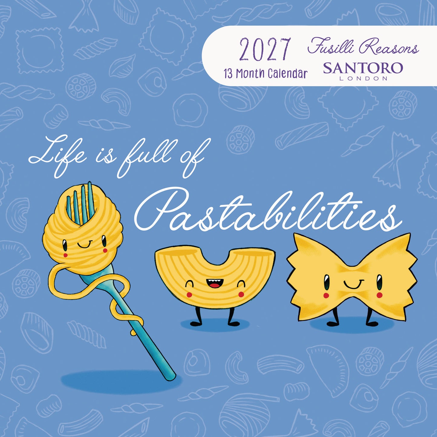 Fusilli Reasons Wall Calendar 2027