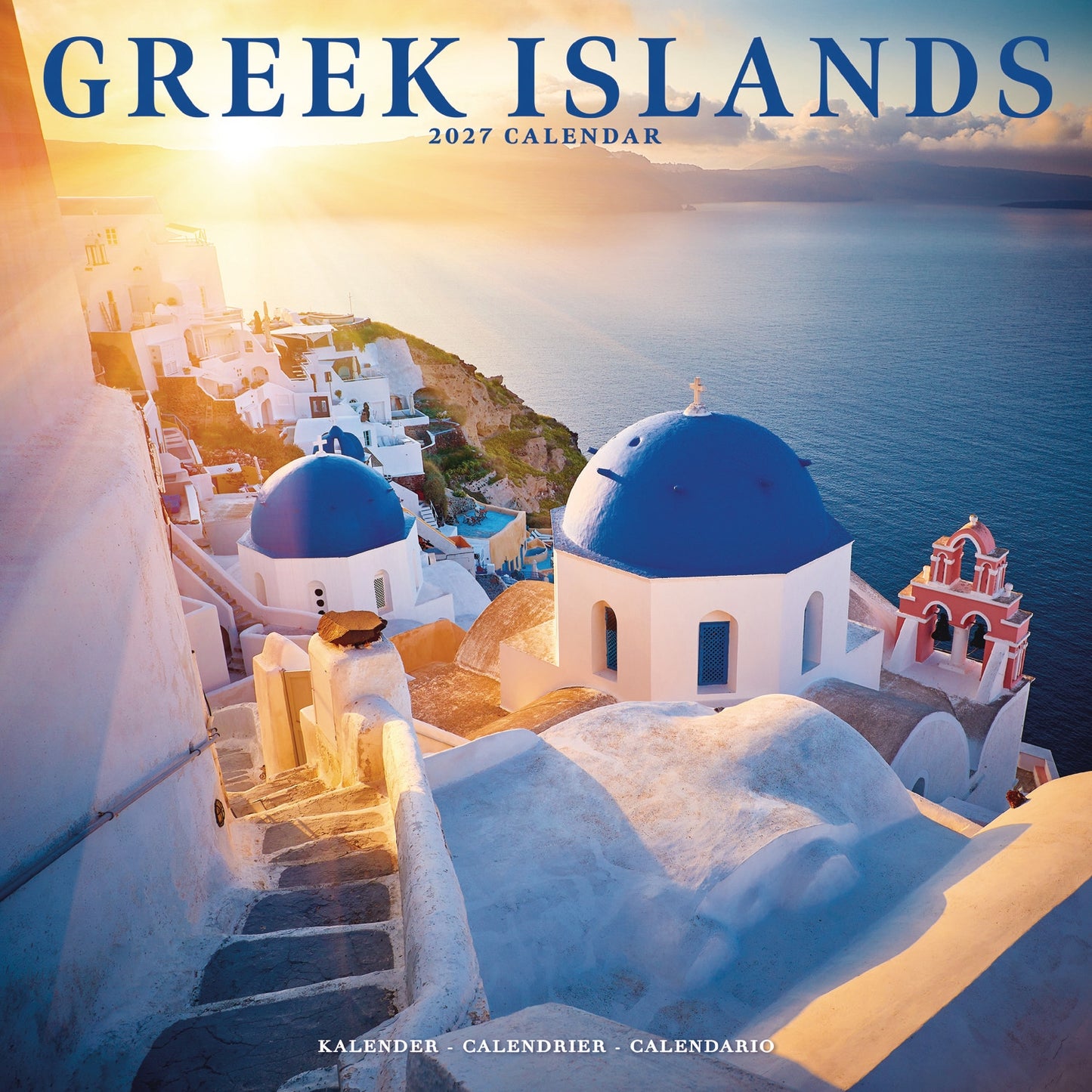 Greek Islands Wall Calendar 2027