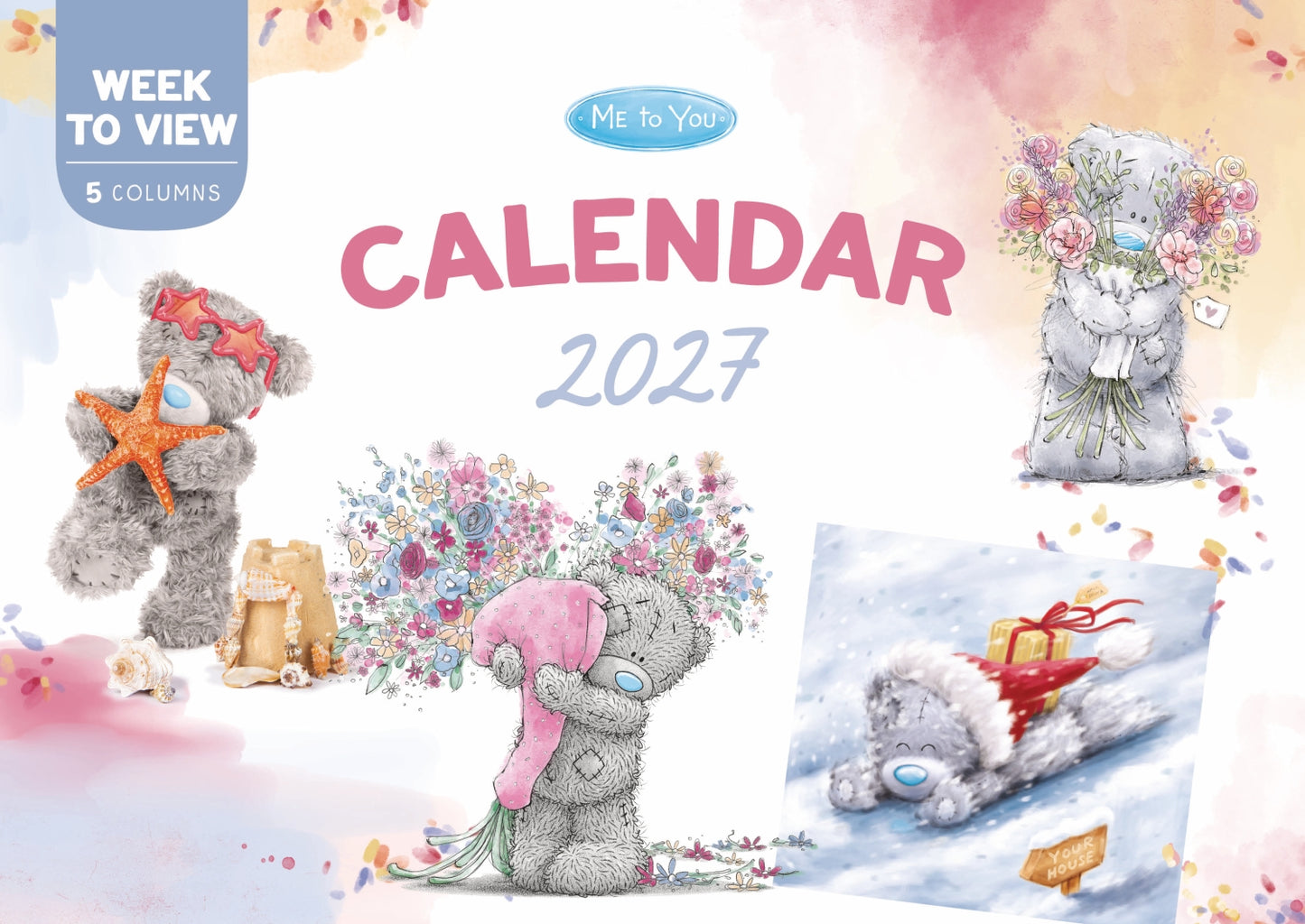 Me To You Multibrand Week-To-View Planner A4 Calendar 2027