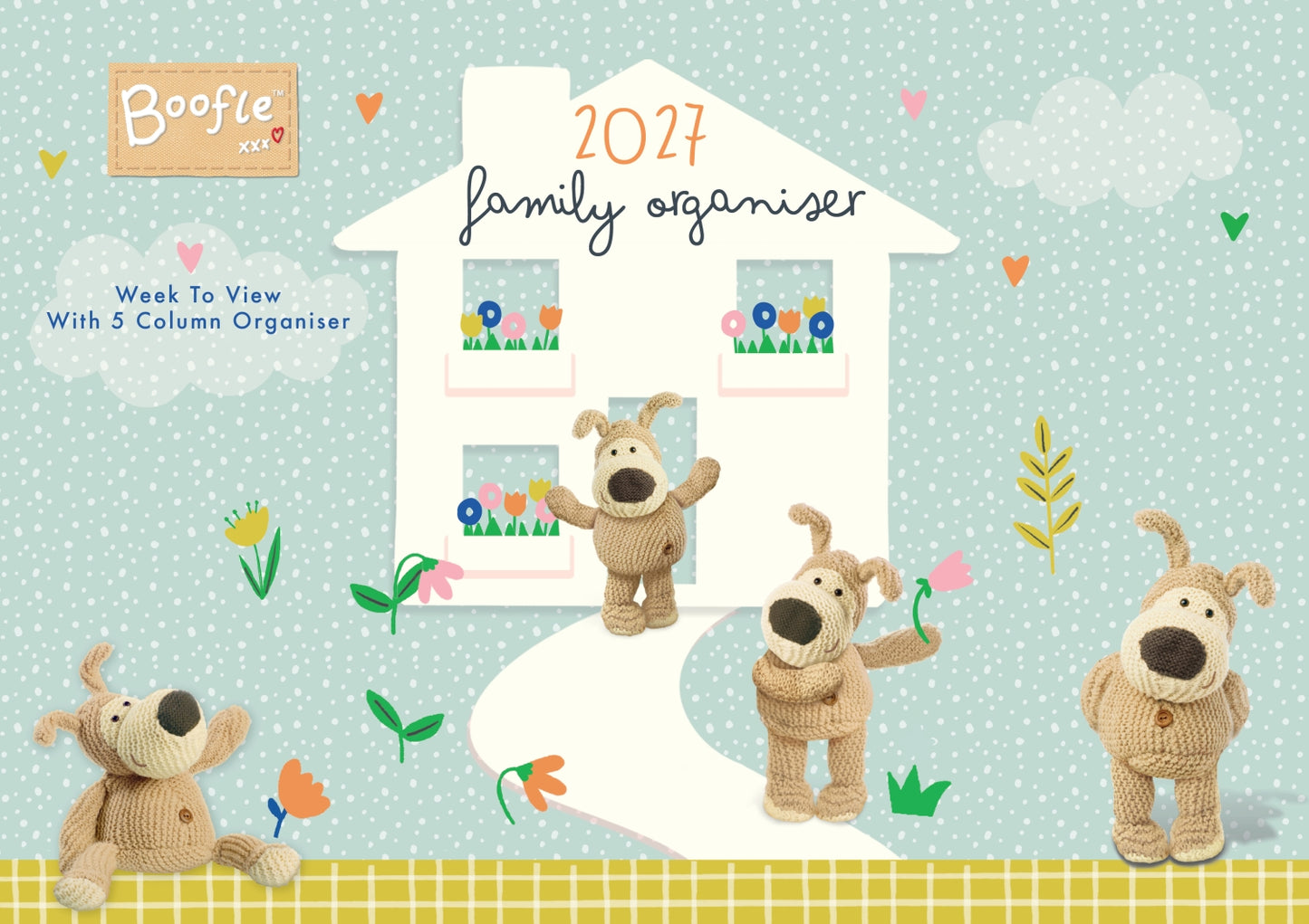 Boofle Week-To-View Planner A4 Calendar 2027