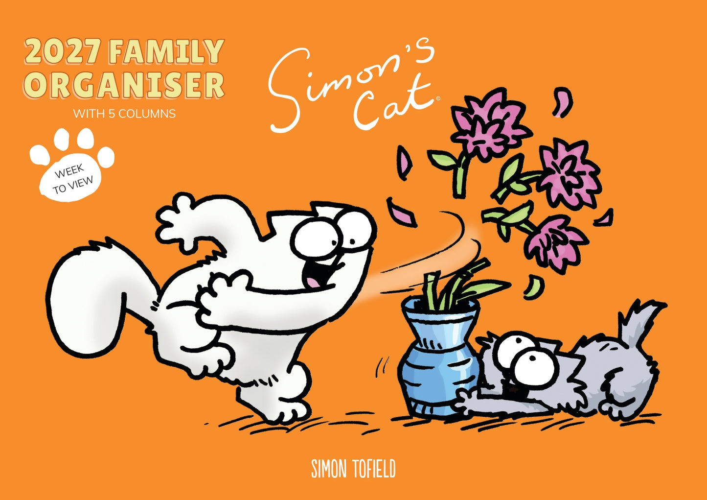 Simons Cat Week-To-View Planner A4 Calendar 2027