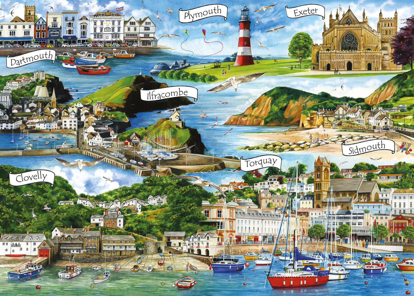Devon Montage - 1000 Piece Jigsaw Puzzle
