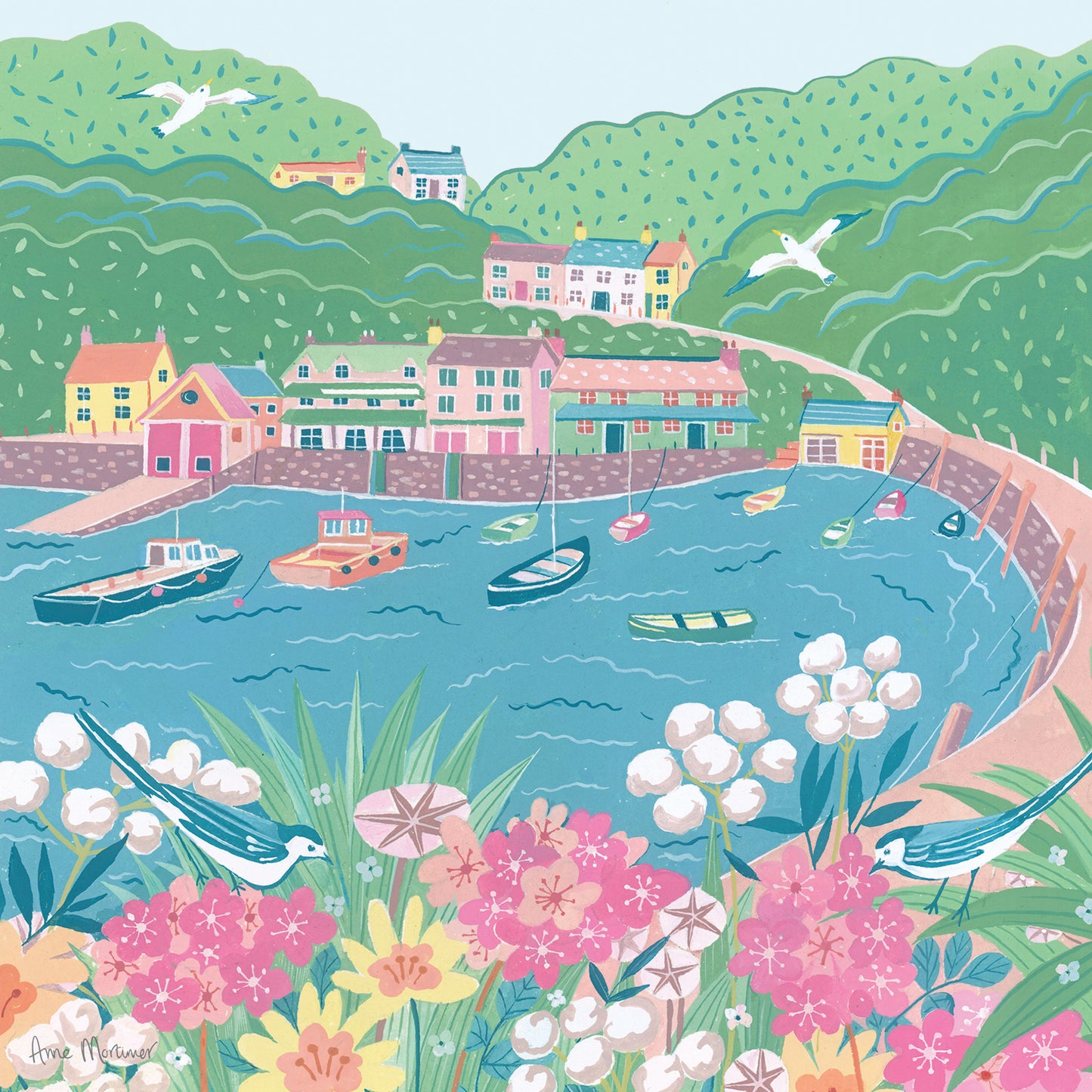 Quayside Gallery Card Collection - Pastel Harbour