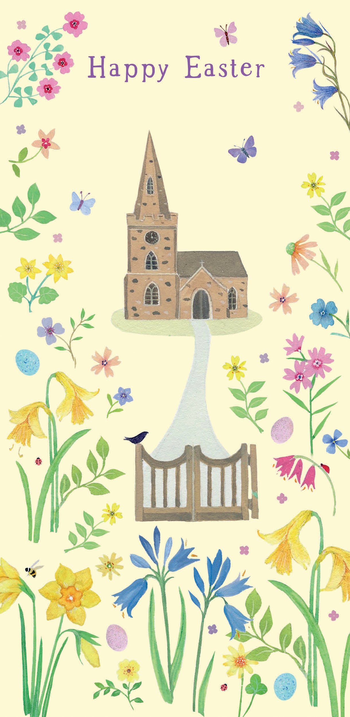 Easter Card - Easter Church Gate