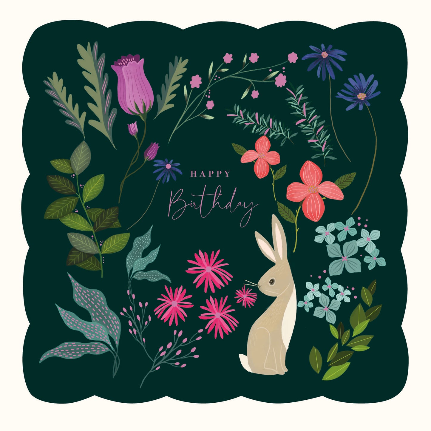 Fairy Bells Card Collection - Hare Amongst Flowers