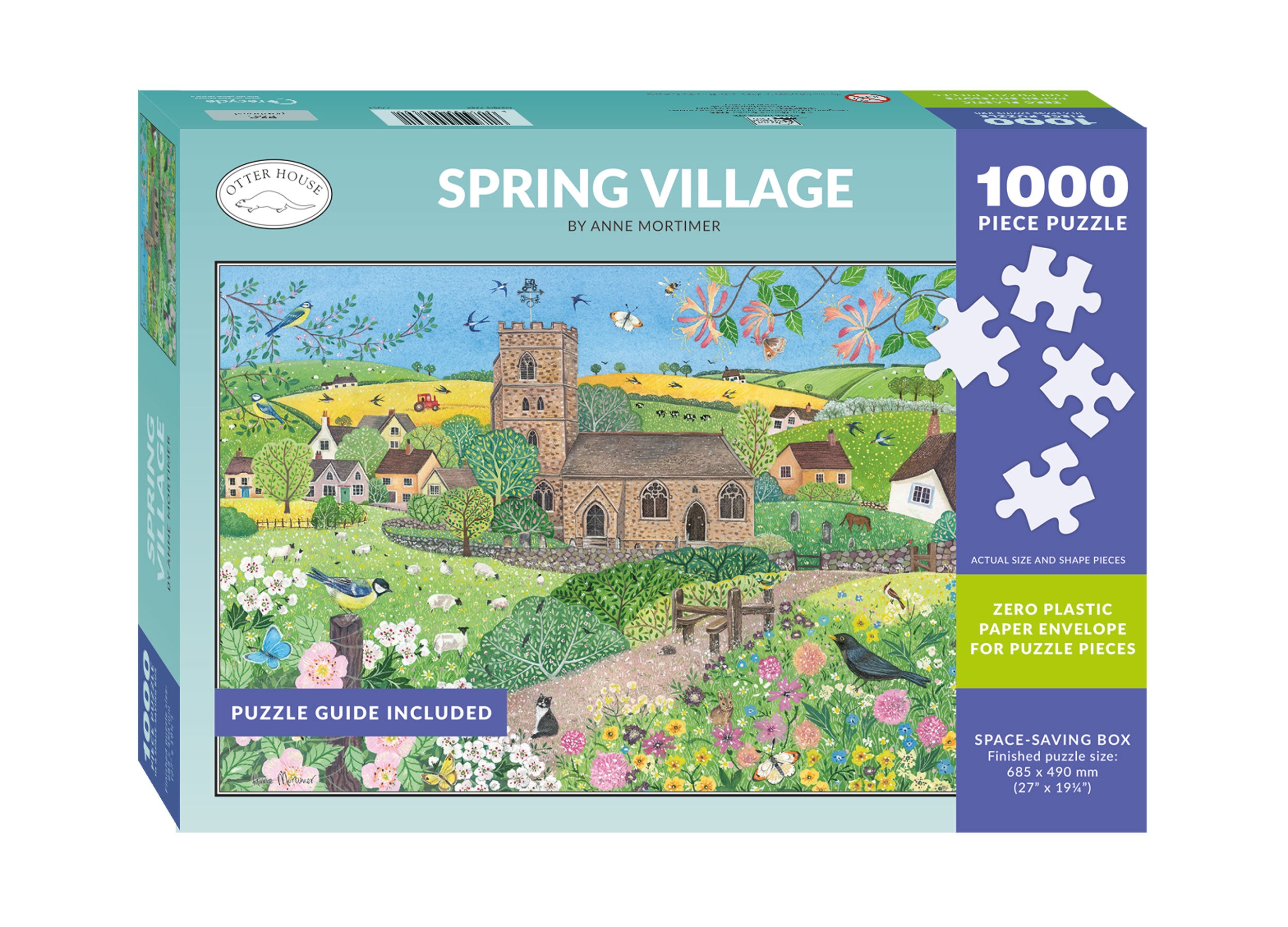 Otter House Puzzle – Devon Montage, 1000 Teile – Für Erwachsene, 68 X 48 Cm