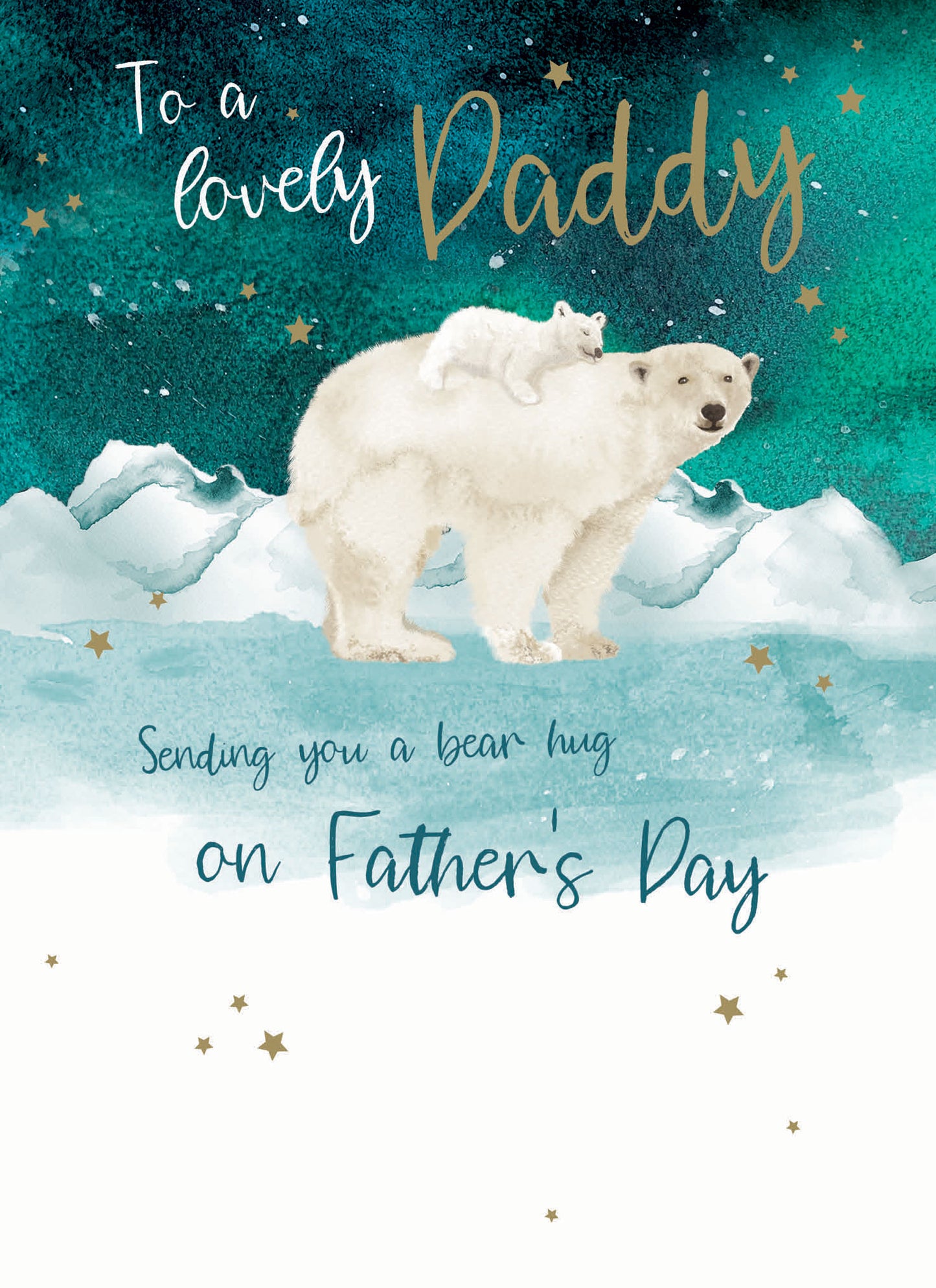 Father's Day Card - Polar Bear Daddy