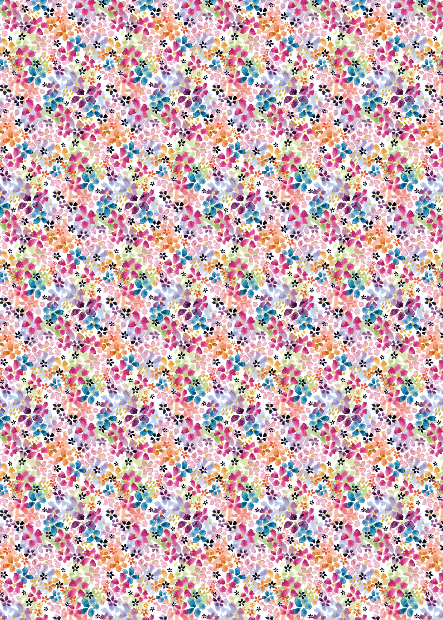 Tissue Pack - Watercolour Floral (3 Sheets)