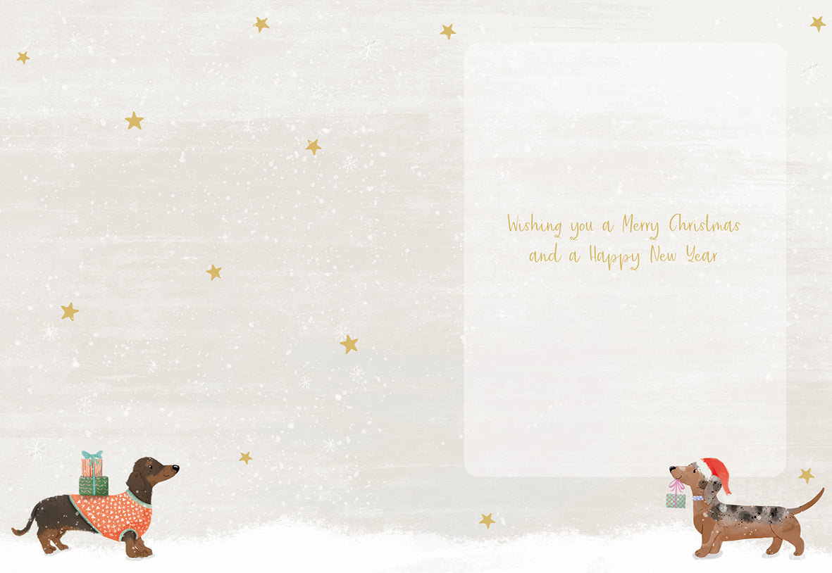 Christmas Card (Single) - Someone Special - Sausage Dogs
