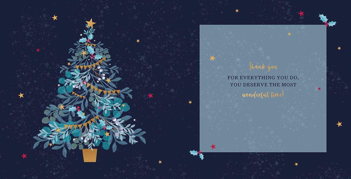 Christmas Card (Single) - Dad - Tree