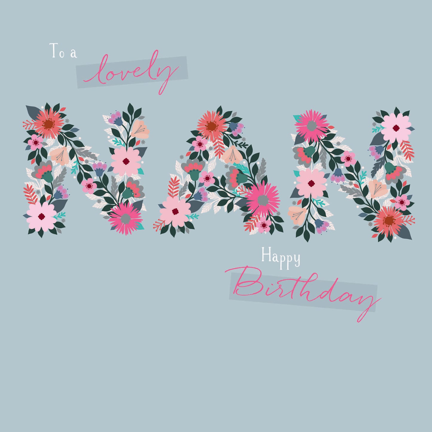 Family Circle Card - Floral (Nan)