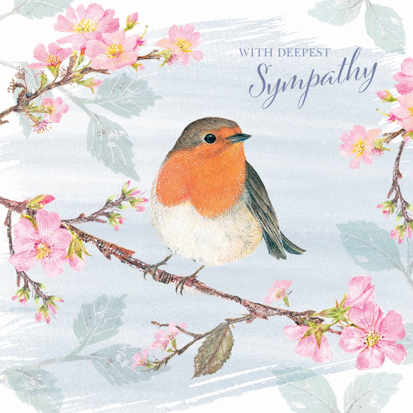 Sympathy Card - Robin