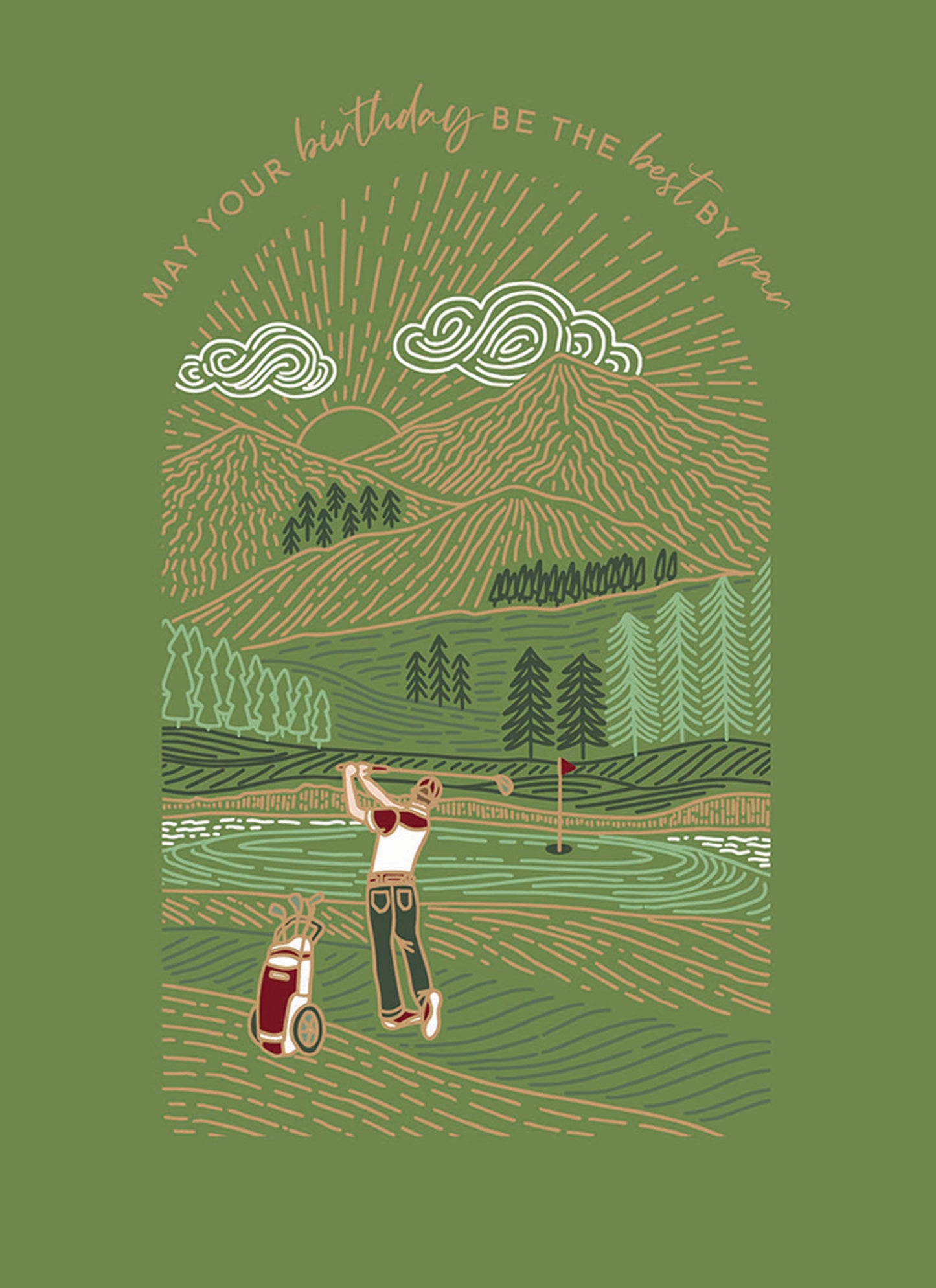 Elliott Card Collection - Golfer