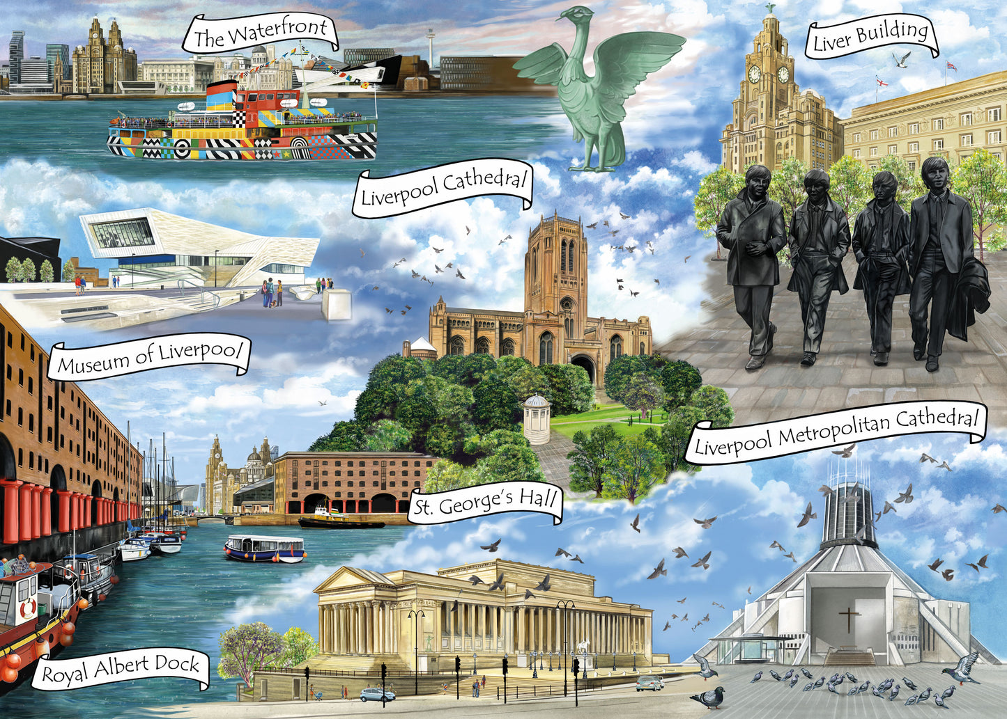 Liverpool Landmarks Jigsaw Puzzle