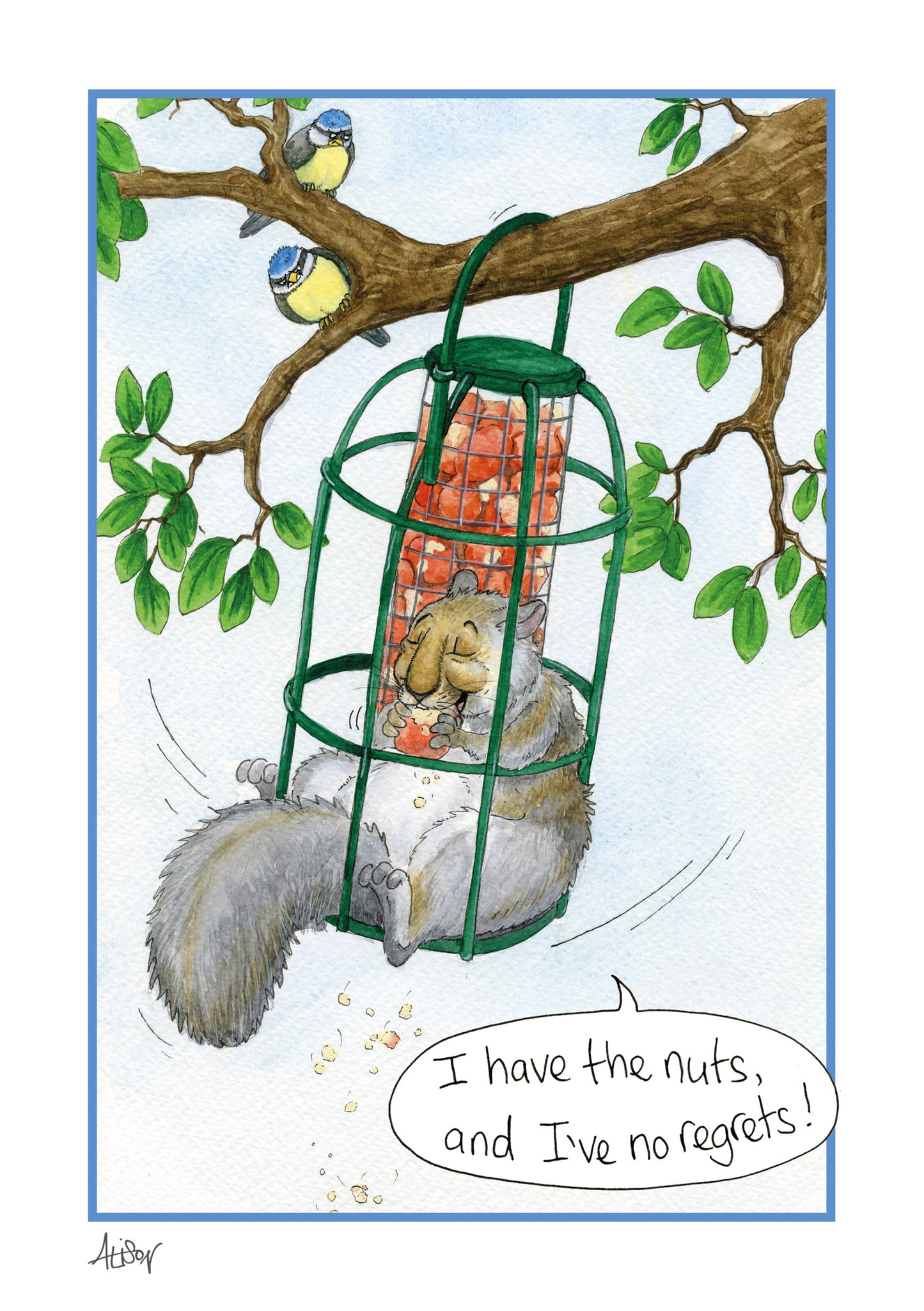 Alison's Animals Card - I Have the Nuts