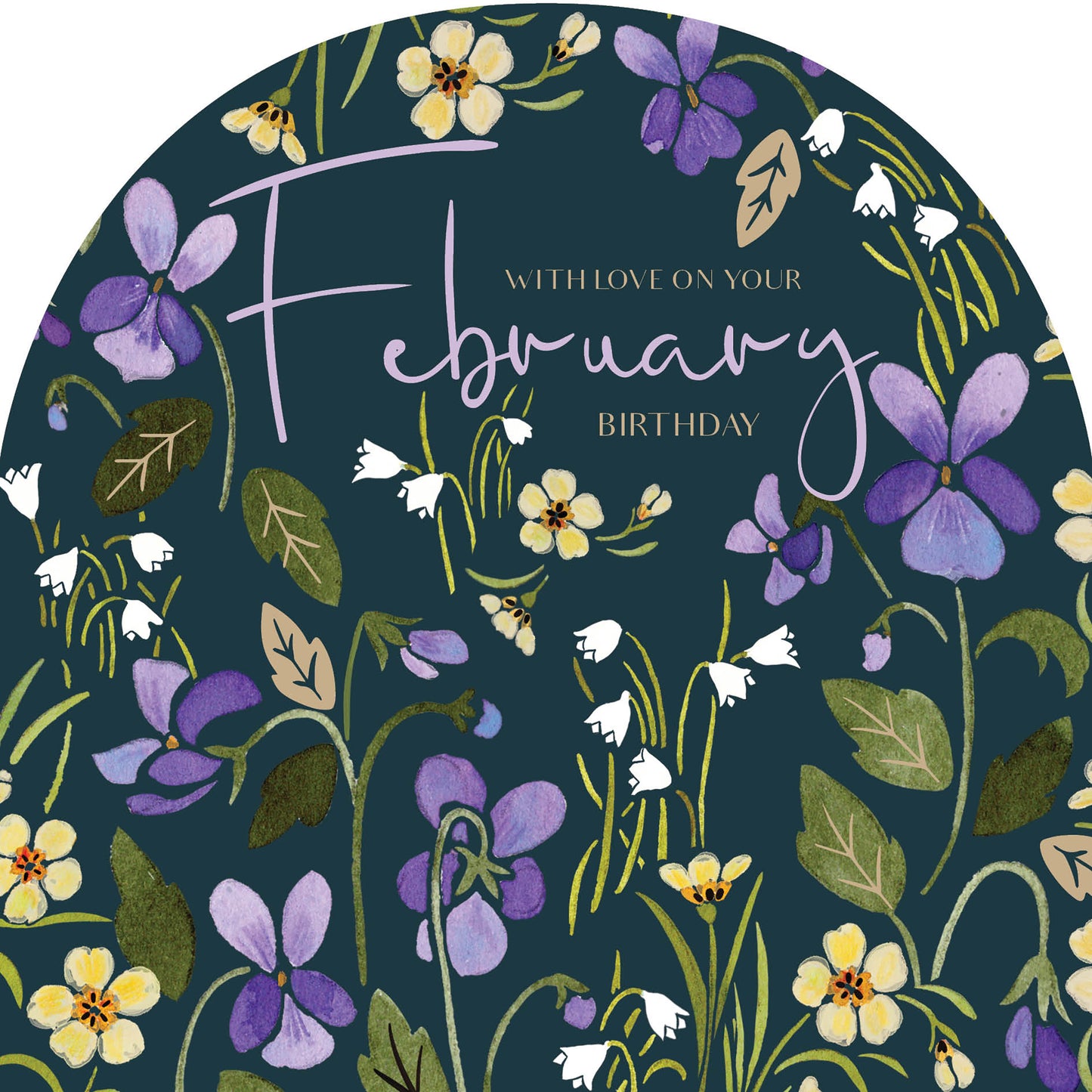 Birthday Blooms Card - February