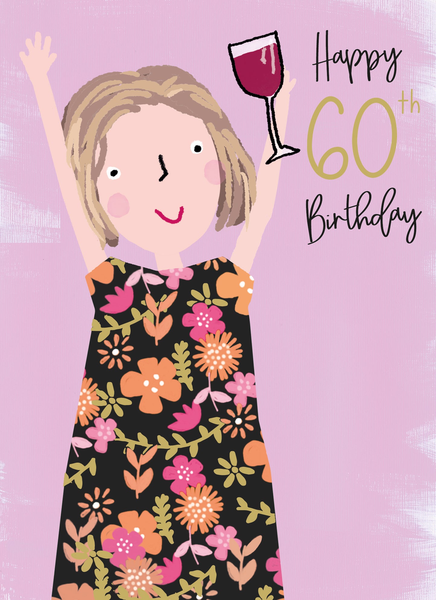 Age To Celebrate Card - 60 - Bottoms Up
