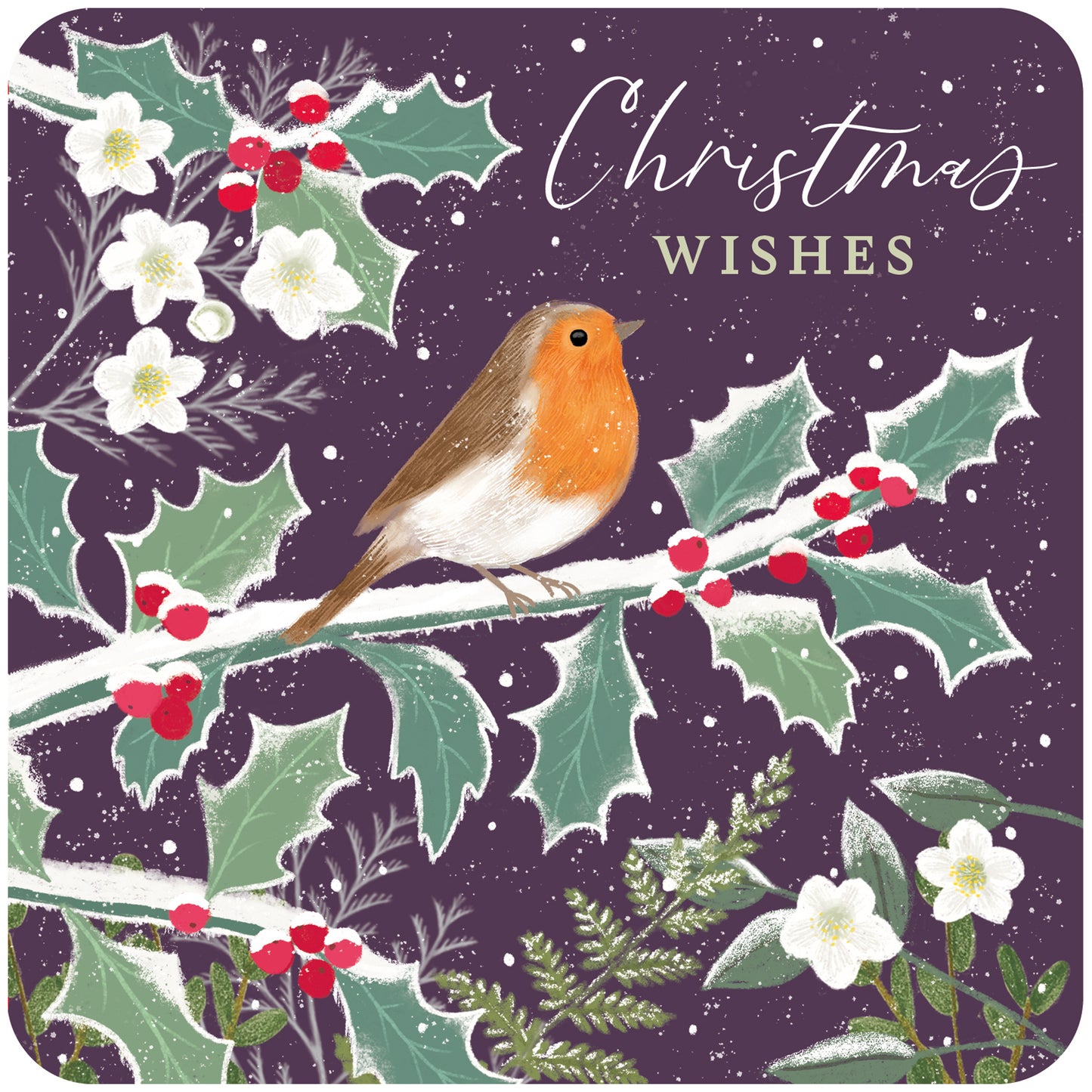 RSPB Luxury Christmas Card Twin Pack (10 Cards) - Birds & Berries