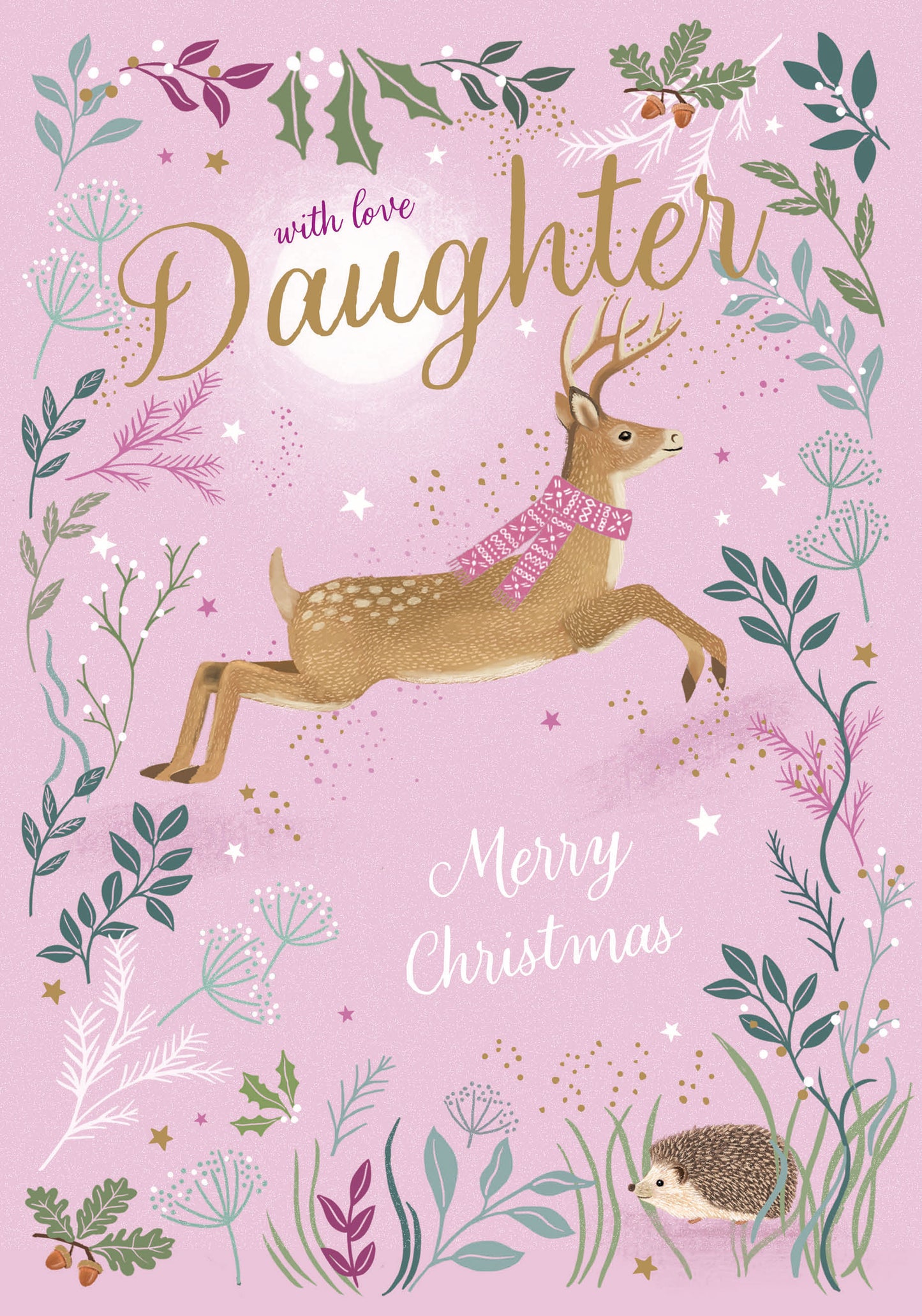 Christmas Card (Single) - Daughter - Deer