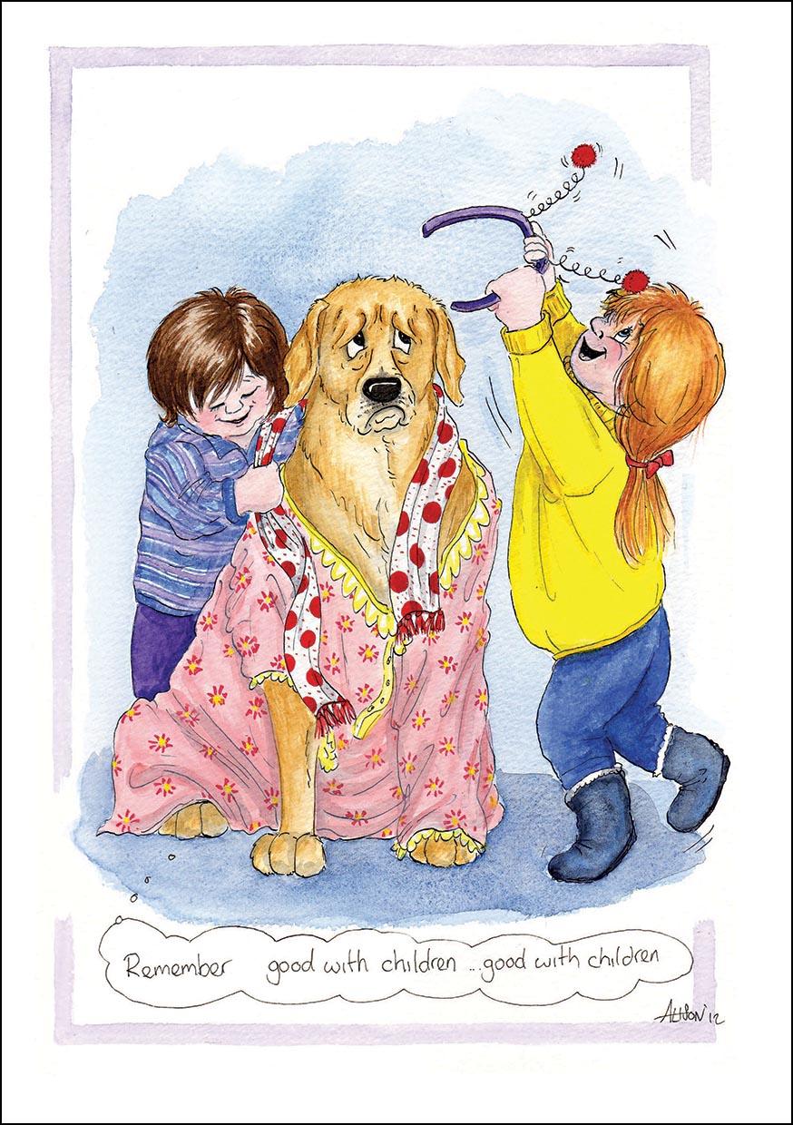 Alison's Animals Card - Remember - good with children (Splimple - 150x210mm)