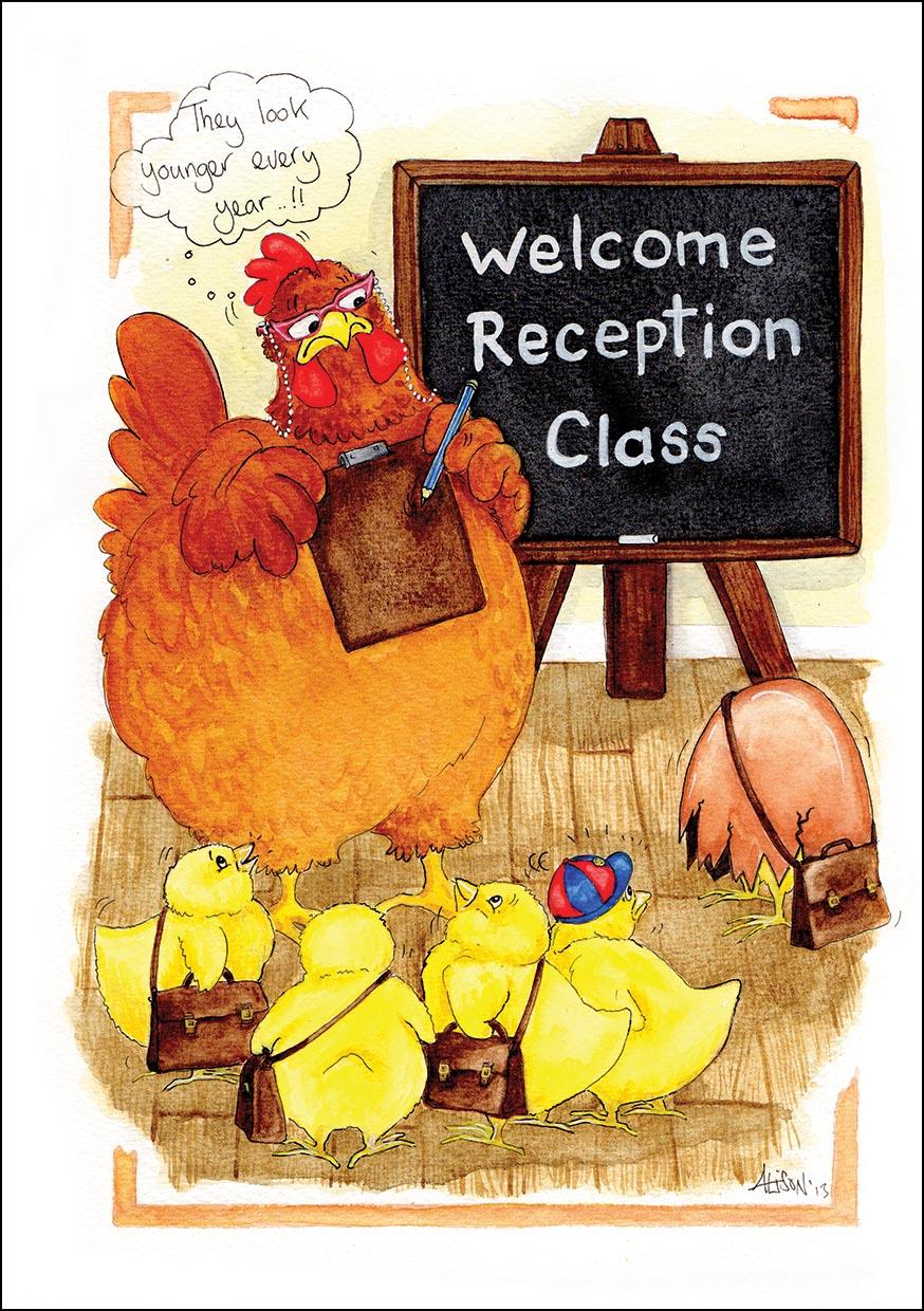 Alison's Animals Card - They look younger every year (Splimple - 150x210mm)