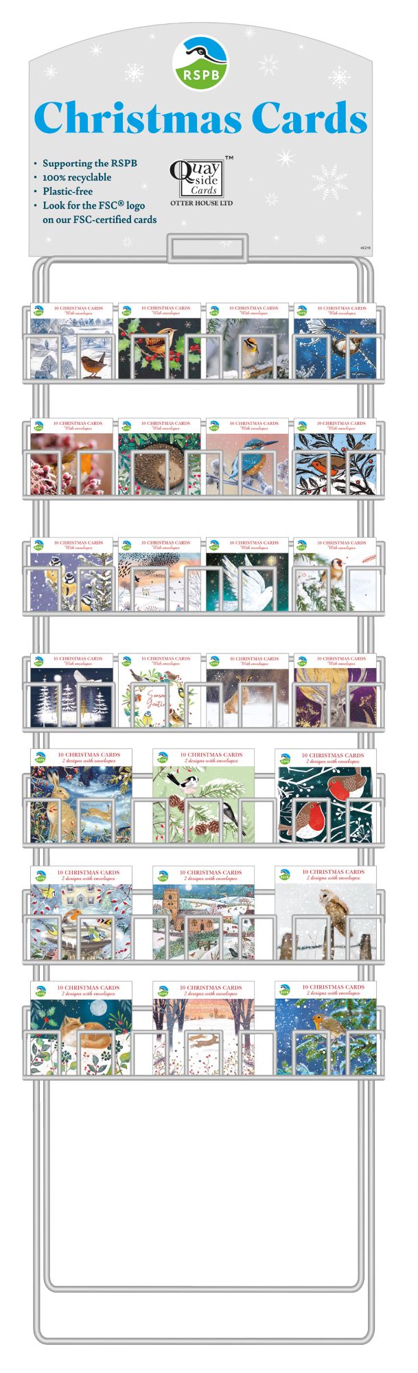 RSPB Cards (+Stand) Christmas Package 2026