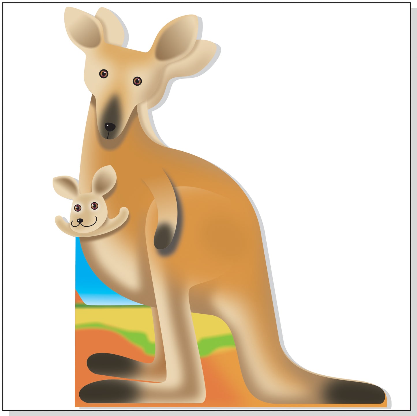 Special Delivery Card Collection - Wildlife - Kangaroo (The Roos)