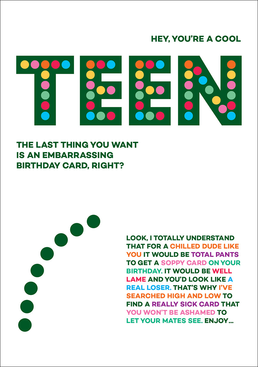 Wordies Card - TEEN (Splimple)