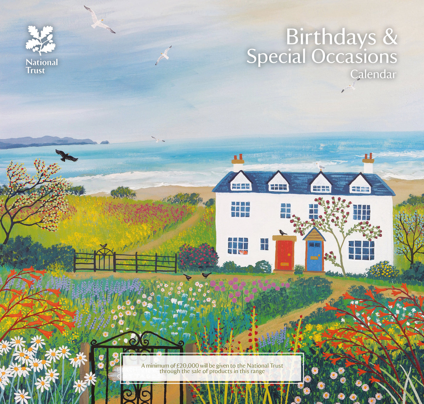 National Trust, Jo Grundy Birthday Midi Calendar 2027 (PFP)