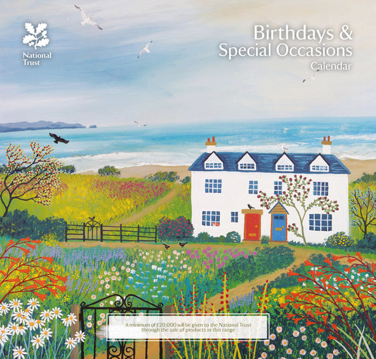 National Trust, Jo Grundy Birthday Midi Calendar 2027 (PFP)