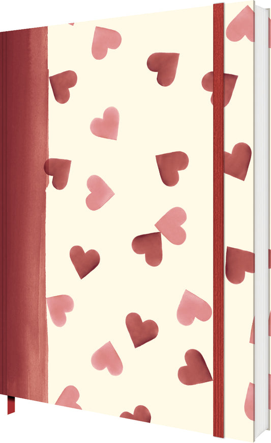Emma Bridgewater Pink Hearts A5 Notebook