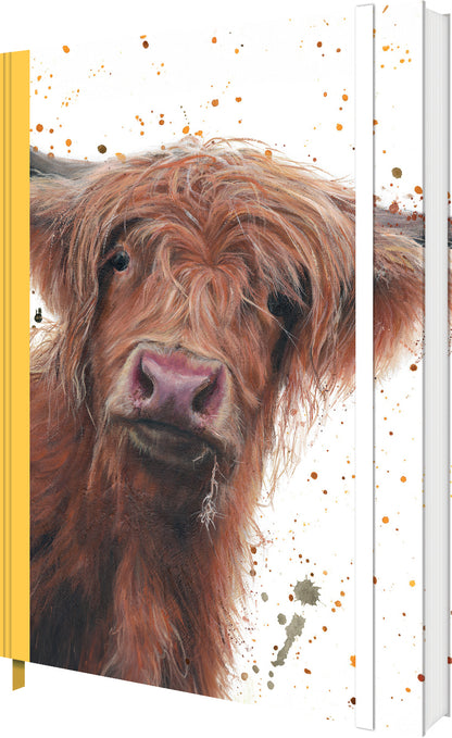 Bree Merryn Highland Cow A5 Notebook