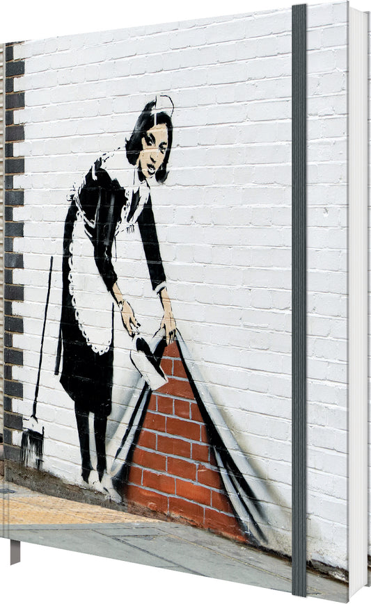 A5 Notebook Featuring Banksy's Artwork