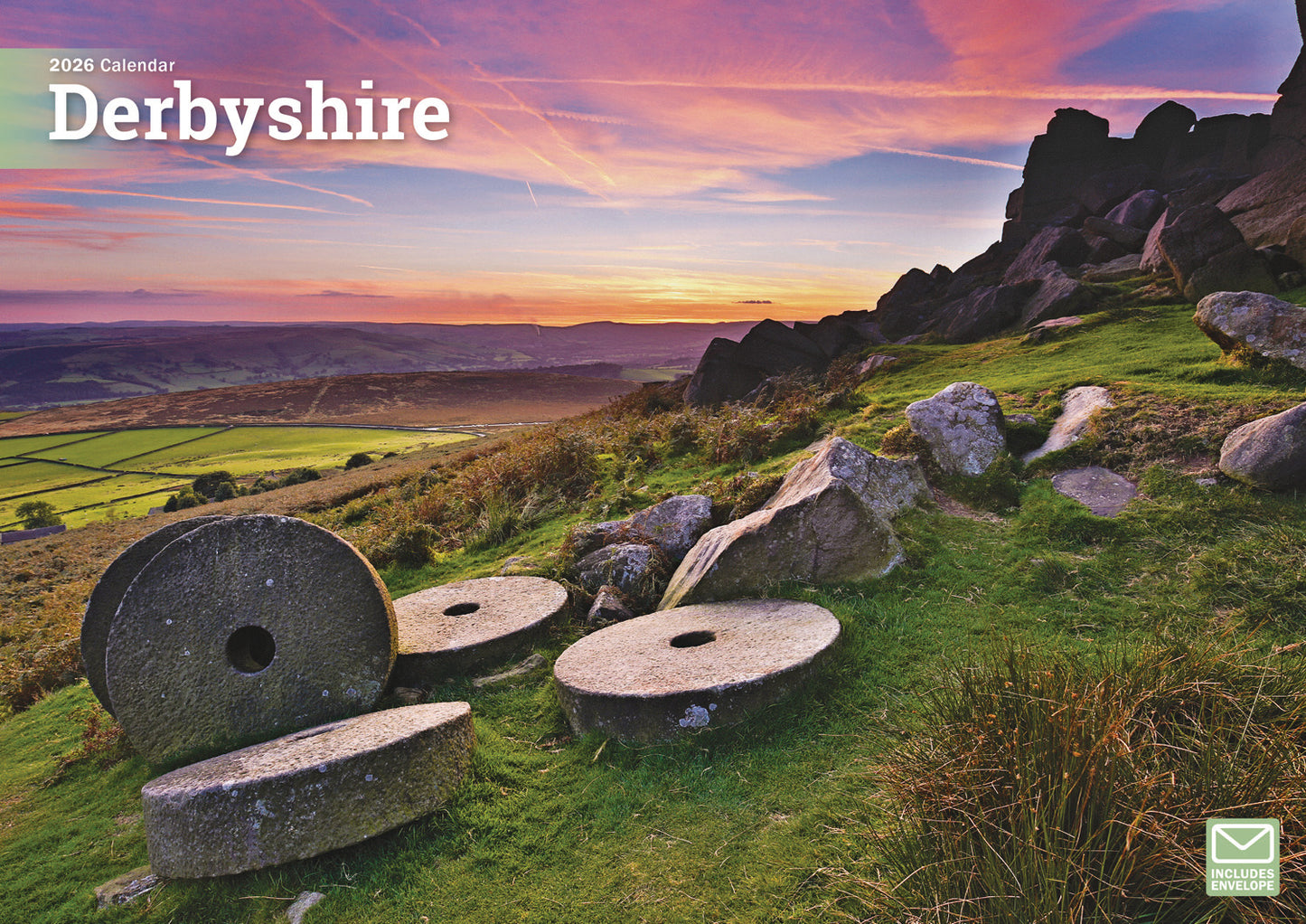 Derbyshire A4 Calendar 2026