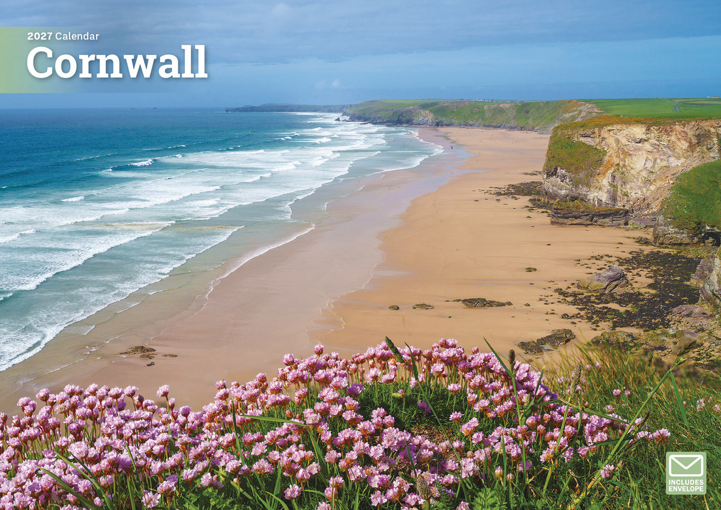 Cornwall A4 Calendar 2027