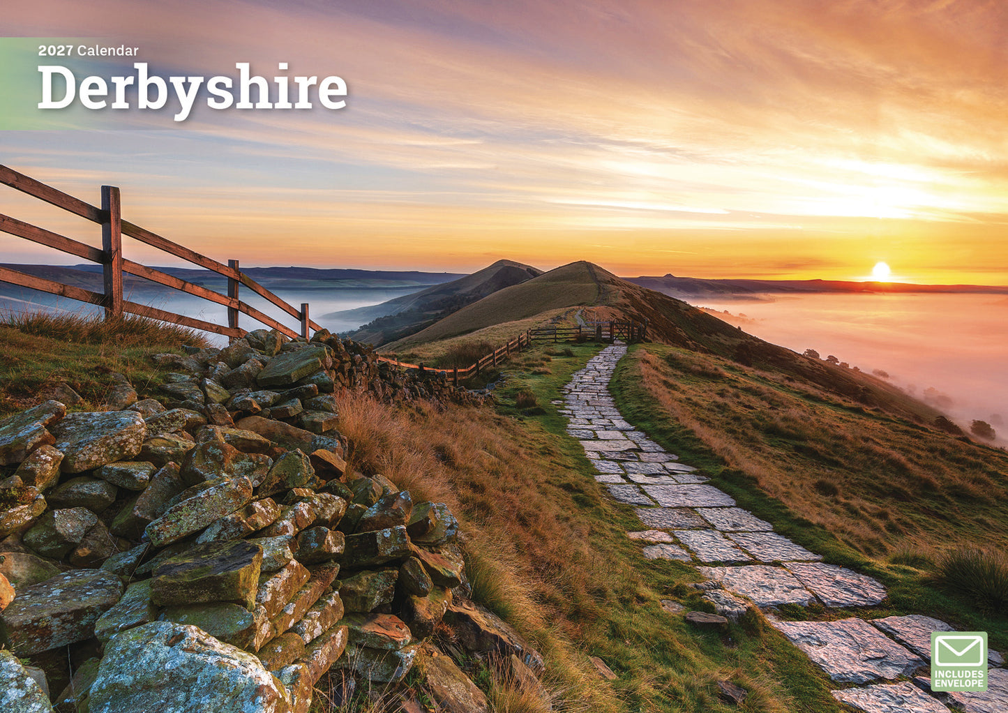 Derbyshire A4 Calendar 2027